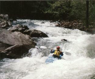 Kayaking on Upper Richland Creek