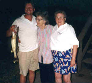 Skinny Ten Mile Lake Walleye After Dark