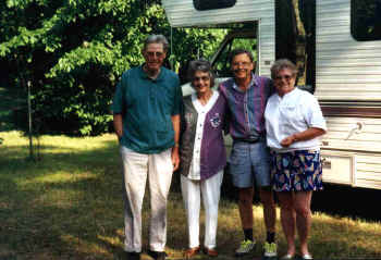 Uncle Kenny, Aunt Frieda, and Folks at Ten Mile Lake Minnesota