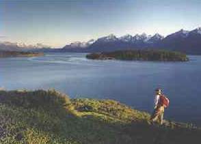 A beautiful shot overlooking Chilko Lake.