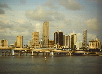 View of downtown Miami