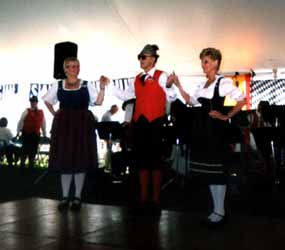 Photo of Alpine Dancers at Lovettsville Oktoberfest 2003