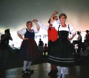 Photo of Alpine Dancers at Lovettsville Oktoberfest 2003