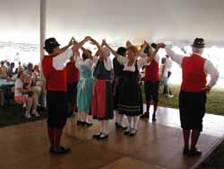 Photo of Alpine Dancers at Lovettsville Oktoberfest 2003