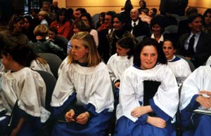 Trinity Choristers and audience