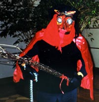 Krampus at Adventnachmittag 1999 - photo by Paul Nejelski