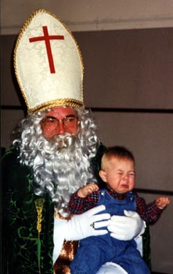 St. Nikolaus at Adventnachmittag 1999 - photo by Paul Nejelski