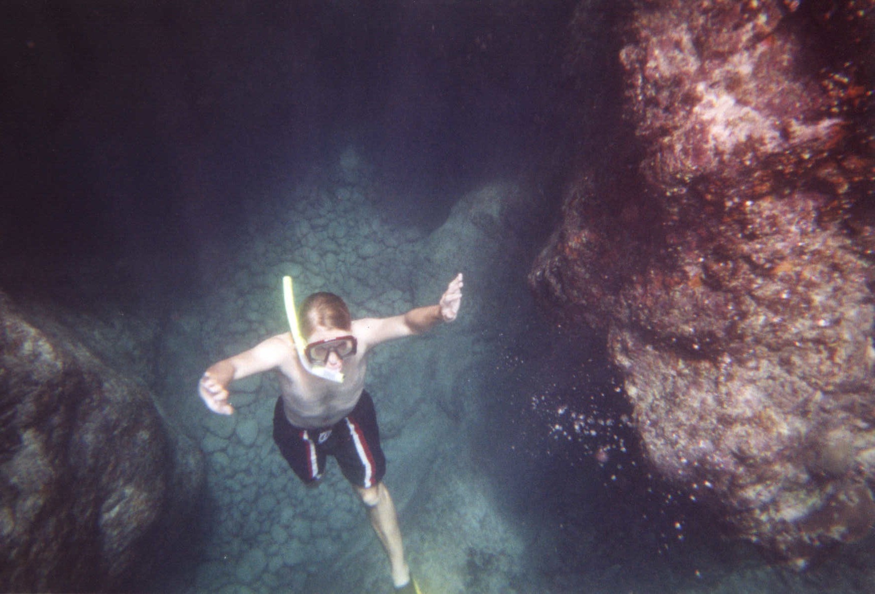 Me swiming in the BVI's