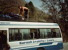 Ken on bus roof