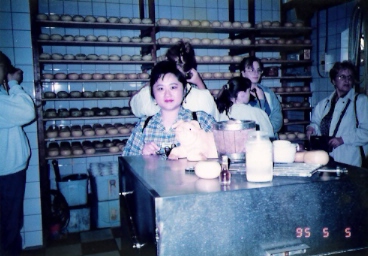 Cheese making in Monnickendam