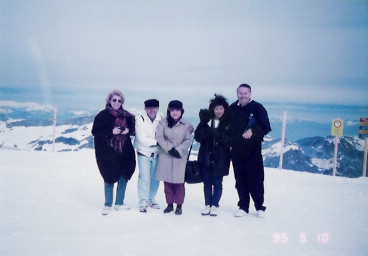 Group photo on Mount Titlis