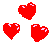 Three hearts