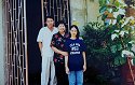 My brother Eugene, Mom, and my sister Gladys.