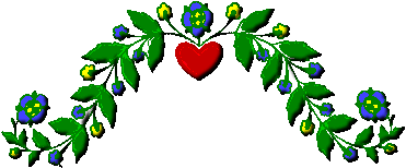 flower & heart vine