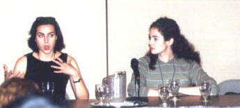 Lisa Ortiz & Rachel Lillis at a Dubbing Workshop Session