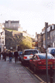 Edinburgh Castle from Hanover Street. Jenny Grainger 10oct98 - GIF image 120H opening to JPEG image 399x595 pixels, Decoded size (Bytes):64770