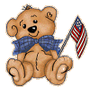 Lil Flag Bear left