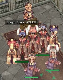 Dragon Force yells AQUID!