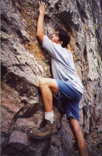 i can climb, really.  trees, yes.  rocks...  yeah, you don't believe me?