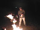 Jeff dancing with fire