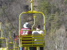 Will and Sal, on Gatlinburg's ski lift