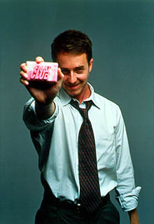 Edward Norton, promoting his movie