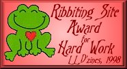 Ribbiting Site Award