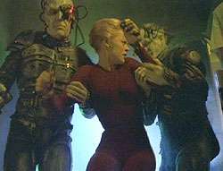 Seven restrained by Borg