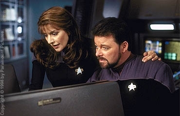 Troi and Riker