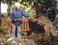 Emptying Compost Bin