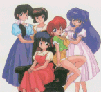 Ranma girls in normal clothing