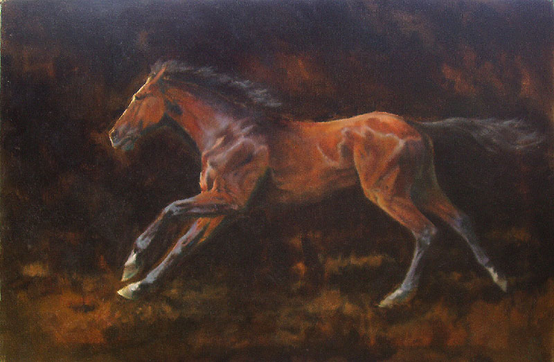 Chestnut horse