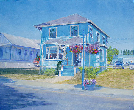 Blue house