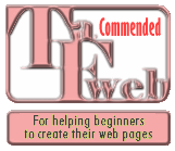 TaFWeb Commended Award